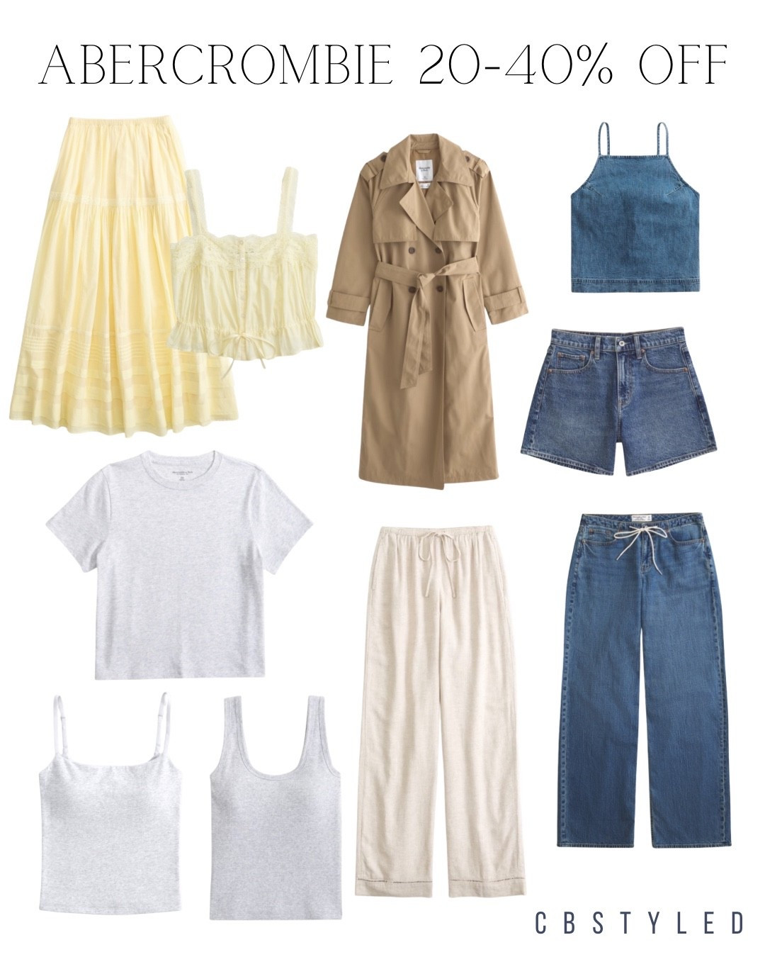 20-40% off favorites for spring and summer at Abercrombie! 

#LTKgrwm #LTKSaleAlert #LTKootd