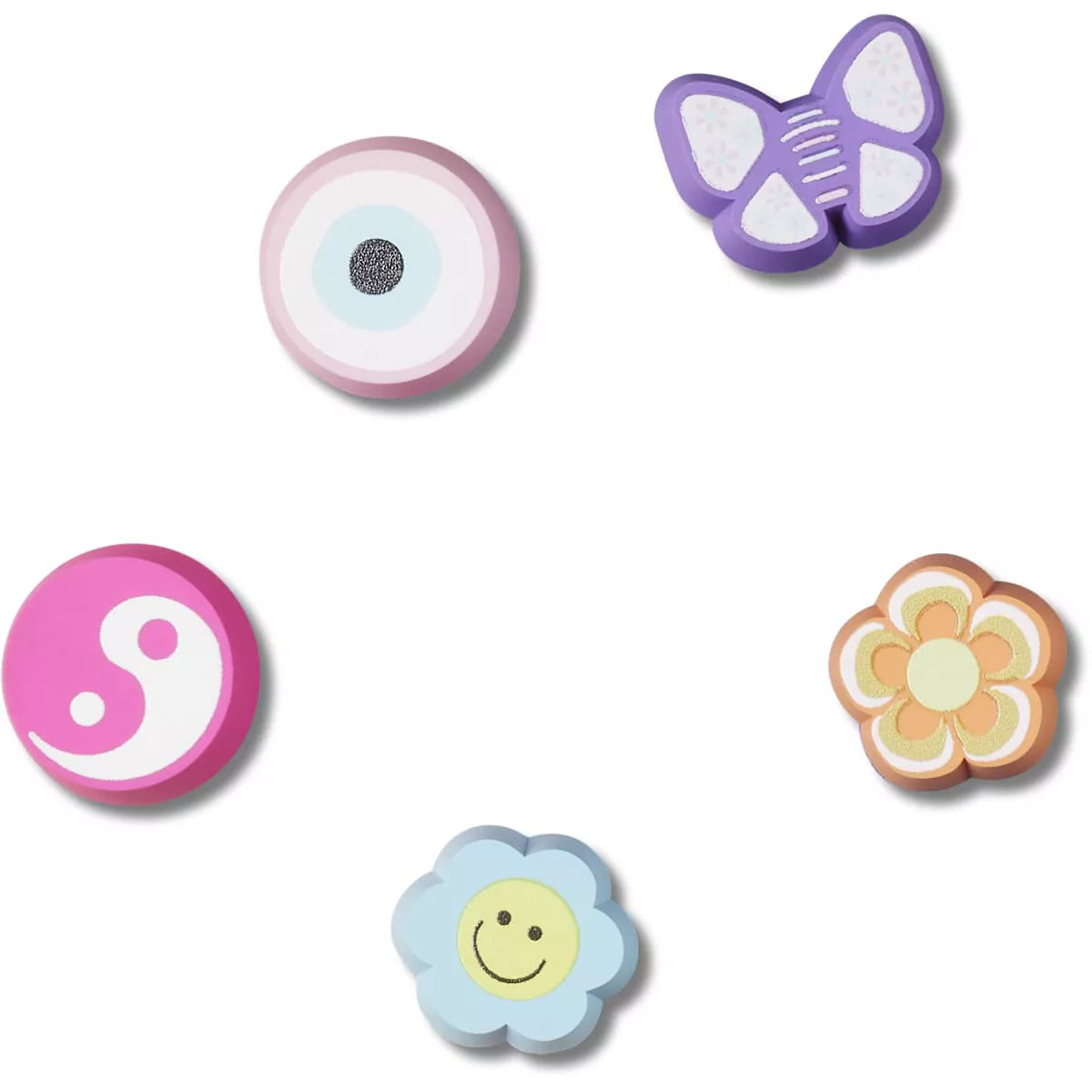 Crocs Jibbitz Kids Nostalgia Girly Eraser Lifestyle Shoe Charms 5pk | Target