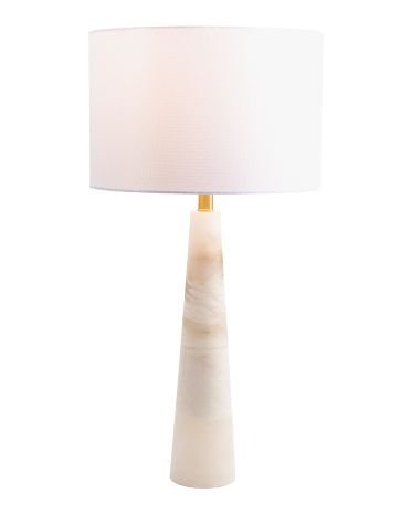 30in Delilah Alabaster Table Lamp | TJ Maxx