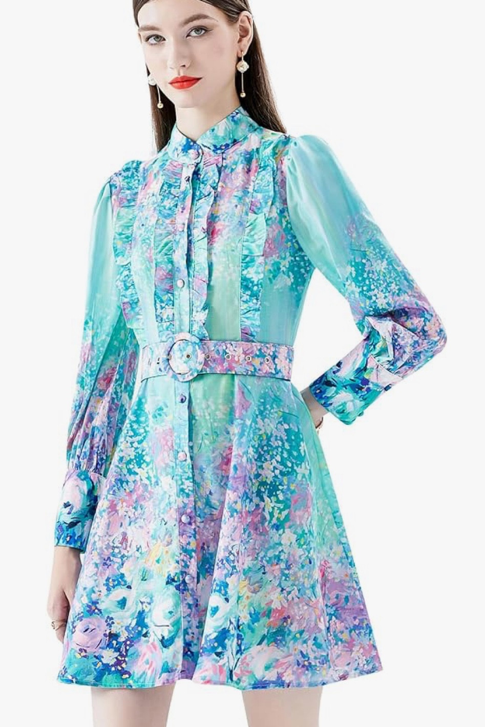 This $40 Amazon dress looks like it could be from Zimmermann! Designer inspired. Look for less. Summer florals. Cocktail dress. Baby shower dress. Wedding guest dress  

#LTKfindsunder50