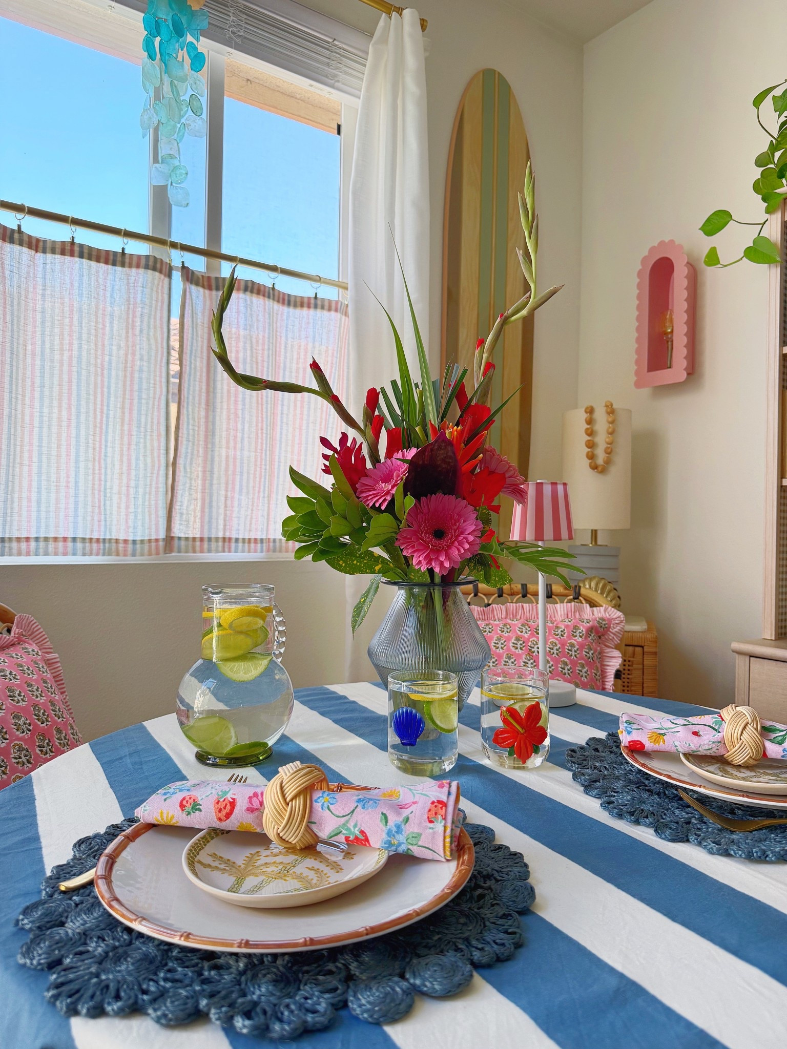 Summer glasses and plates perfect for hosting 

#LTKHome #LTKSeasonal