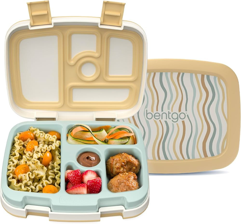 Bentgo® Kids 5-Compartment Leak-Proof Bento-Style Lunch Box (Whimsy & Wonder Collection) - Ideal... | Amazon (US)