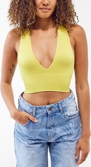 Josie Ribbed Sleeveless Crop Top | Nordstrom