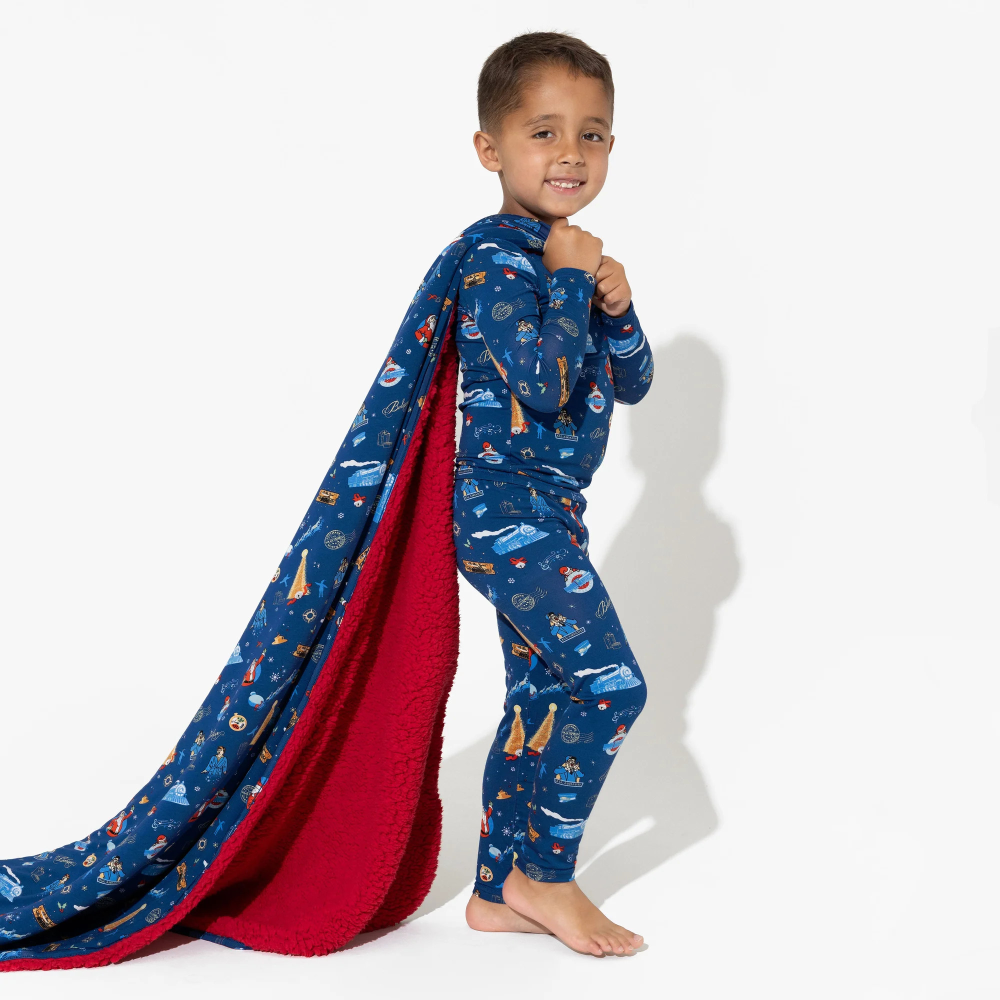The Polar Express™ Bamboo Sherpa Blanket | Bellabu Bear