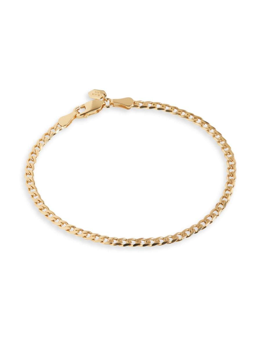 Saffi 22K-Gold-Plated Small Curb-Chain Bracelet | Saks Fifth Avenue