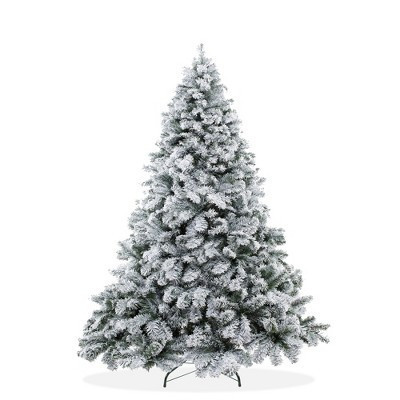 Casafield 4.5FT Realistic Snow-Flocked Pine Artificial Holiday Christmas Tree with Sturdy Metal Stand | Target