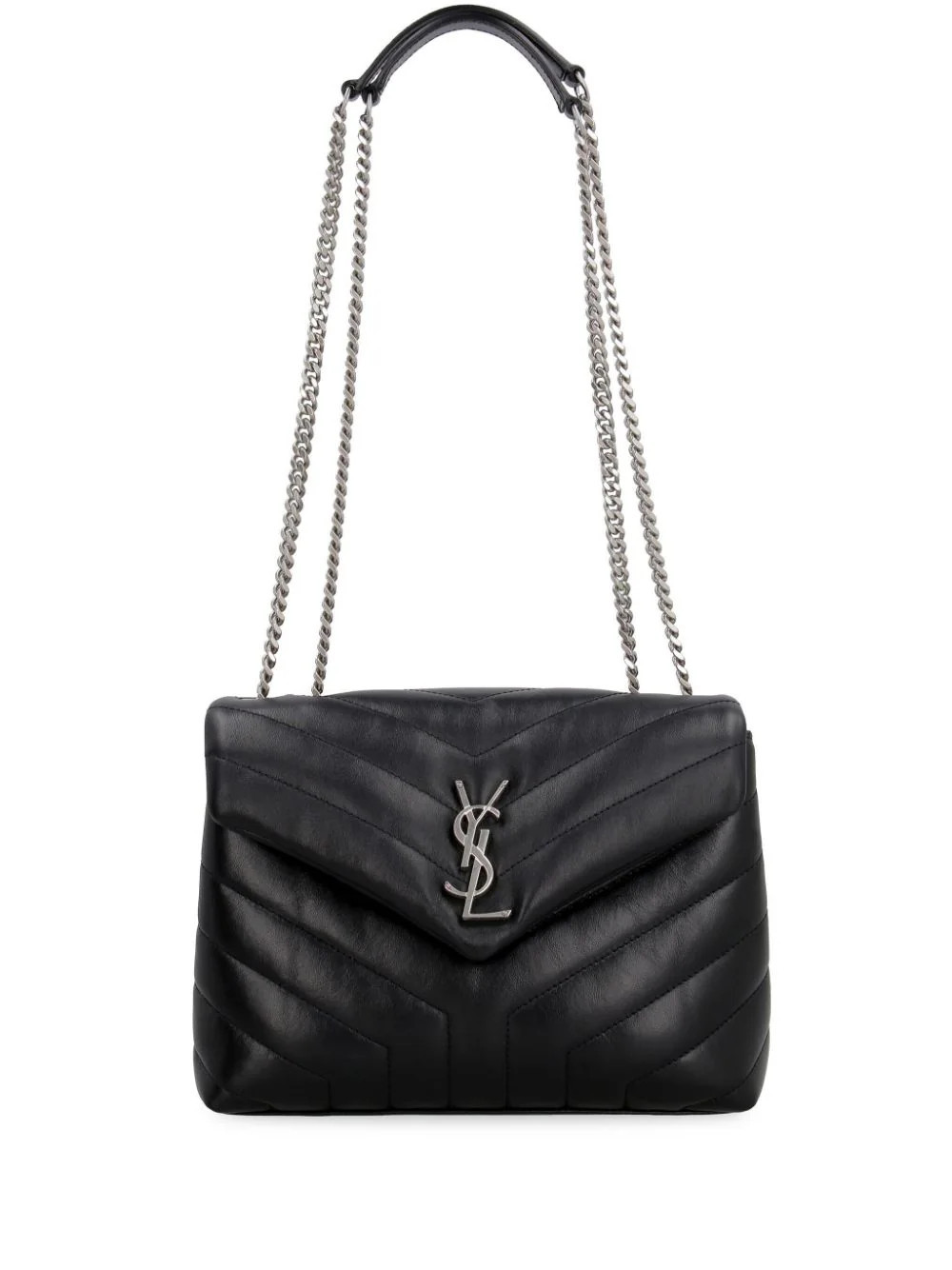Saint Laurent small Loulou shoulder bag - Black | Farfetch Global