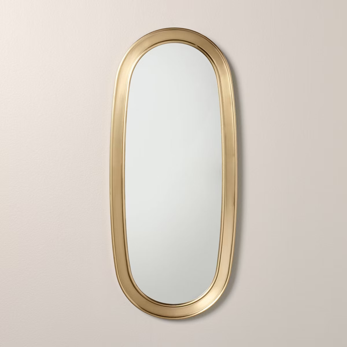 Brass Finish Oval Mirror - Hearth & Hand™ with Magnolia | Target