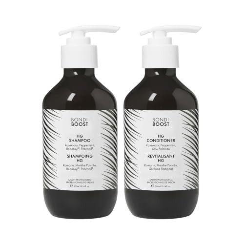 BondiBoost HG Duo Shampoo + Conditioner Bundle [10.14fl oz each] - Improves Appearance for Thinning Hair - Volumizing + Hydrating + Nourishing - Sulfate/Paraben Free, for Women/Men - Australian Made | Amazon (US)