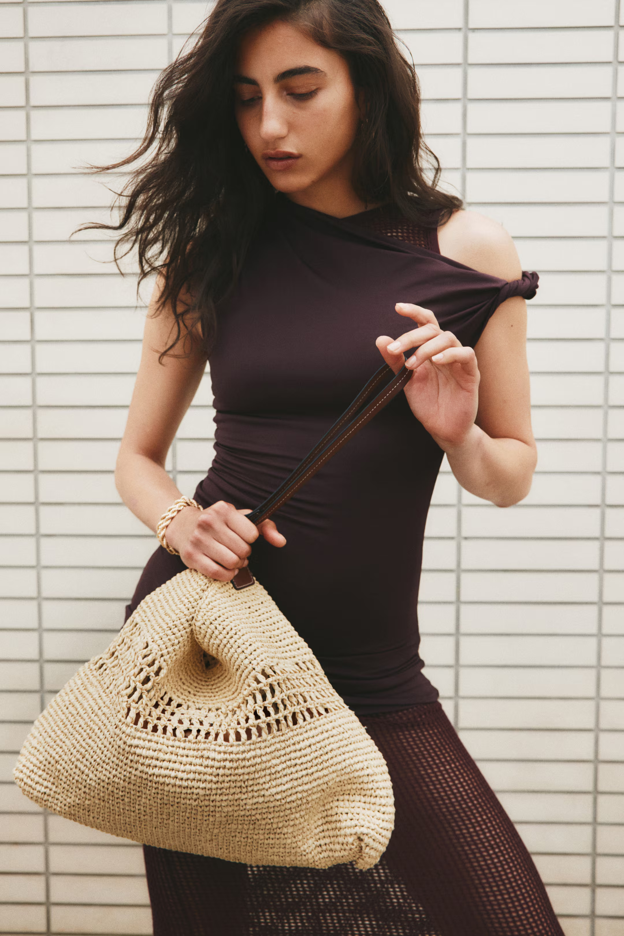 Straw Shoulder Bag | H&M (US + CA)