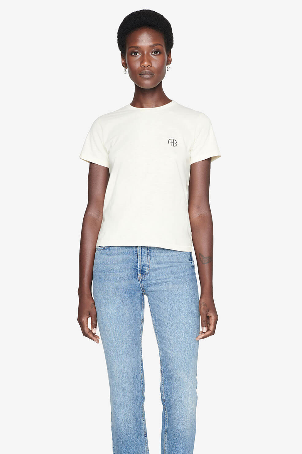 Levy Tee Motorcycle Club - Off White | Anine Bing