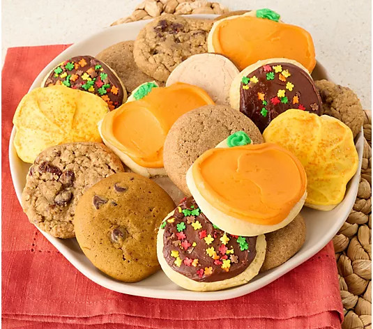 Cheryl's 30 Piece Cozy Fall Cookie Assortment - QVC.com | QVC