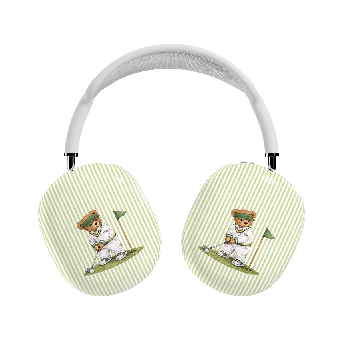 Bear on the Green   Clubhouse AirPods Max Case | CASELY