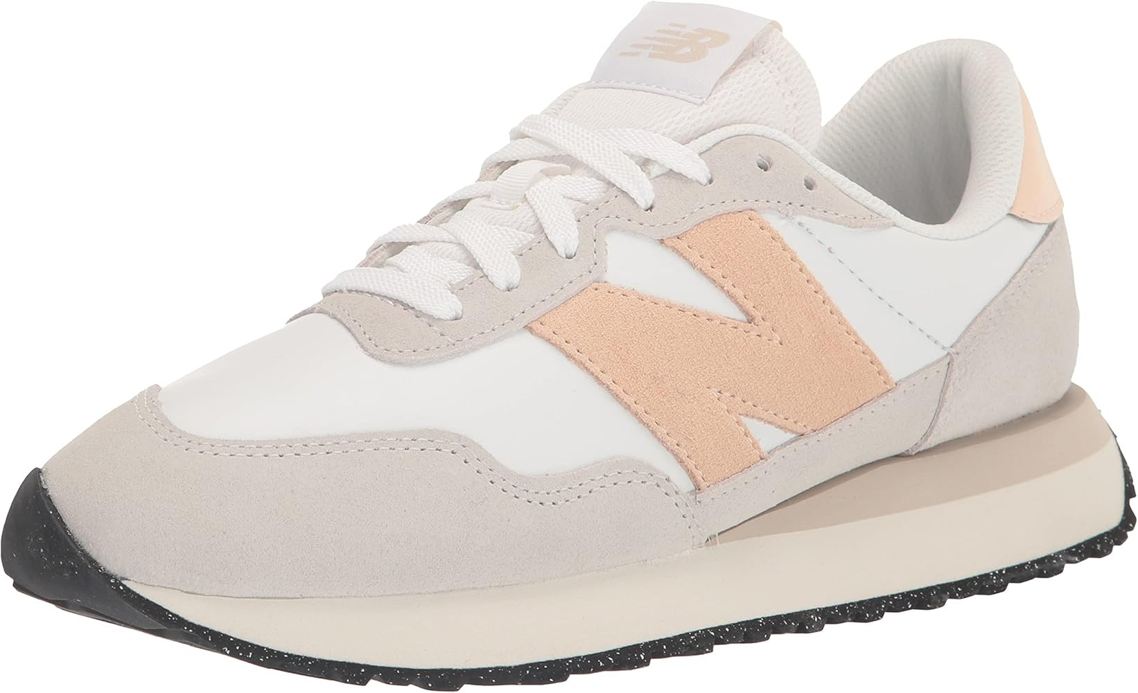 Amazon.com | New Balance Women's 237 V1 Classic Sneaker, White/Vintage Rose, 9 | Fashion Sneakers | Amazon (US)