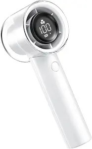 EasyAcc Handheld Turbo Fan, 5 Gear Wind, Battery Operated, Up to 19 Working Hours, 3 IN 1 Hand Fa... | Amazon (US)