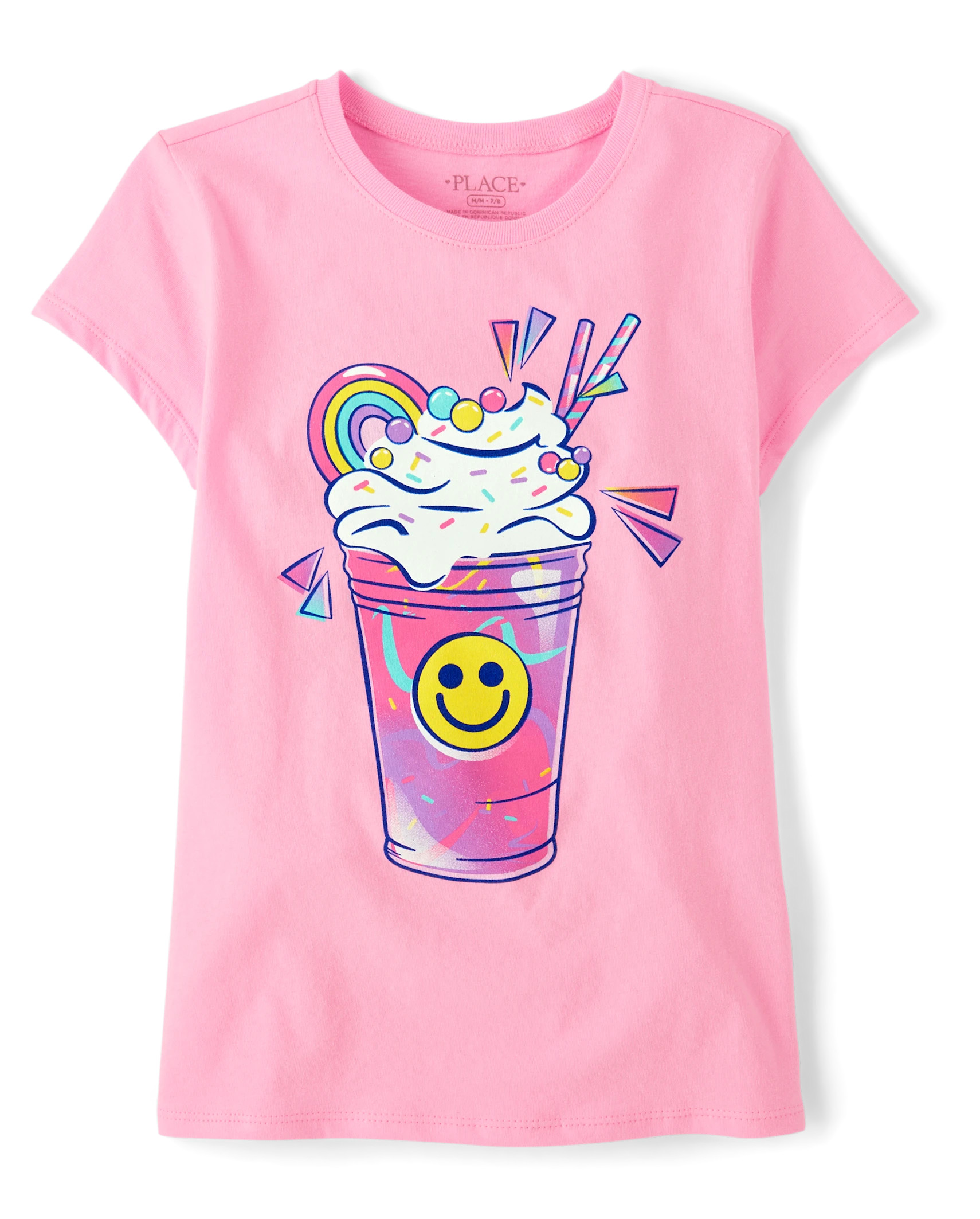 Girls Milkshake Graphic Tee - luau | The Children's Place