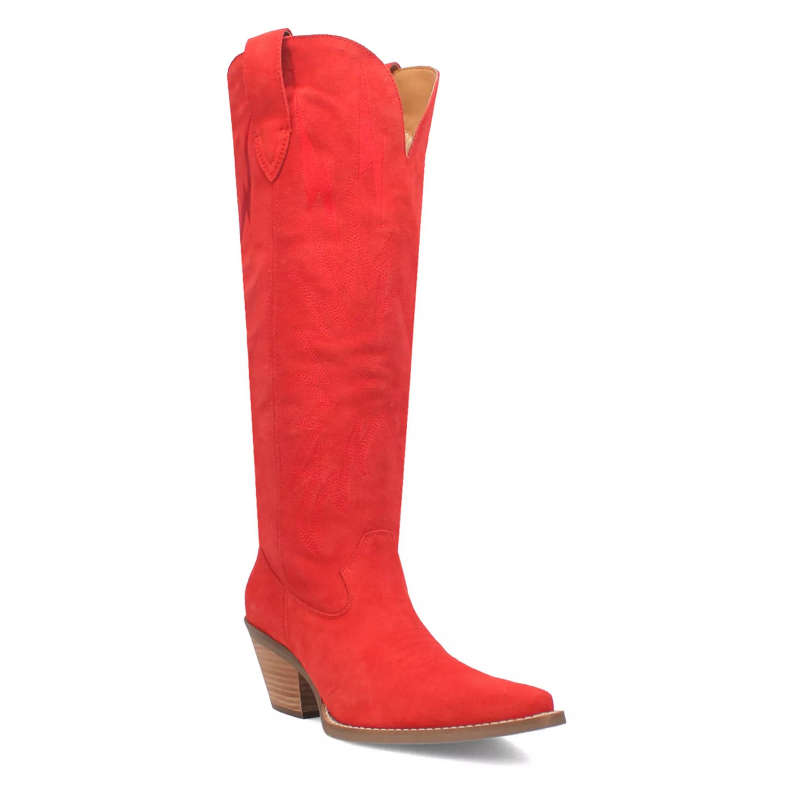 Women's Dingo Thunder Road Suede Boots, Size: 8.5, Red | Kohl's