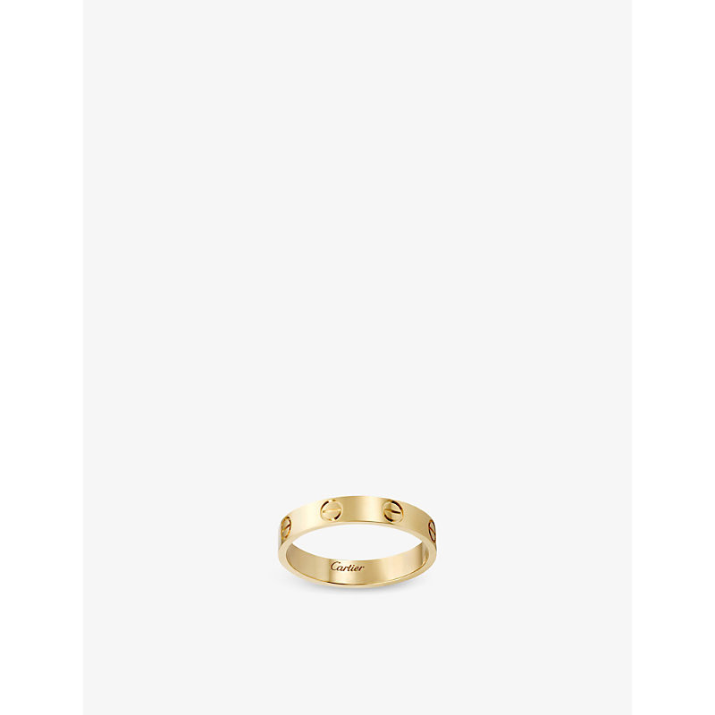Cartier Yellow Gold Love Small 18ct Yellow-Gold Ring 65mm | Selfridges