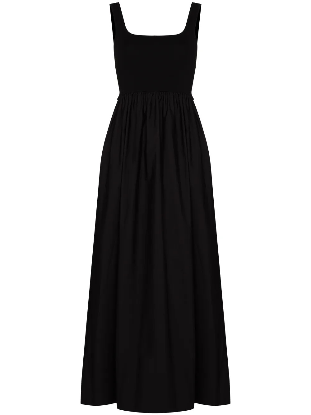 Matteau gathered-waist Sleeveless Maxi Dress | Black | FARFETCH UK | Farfetch Global