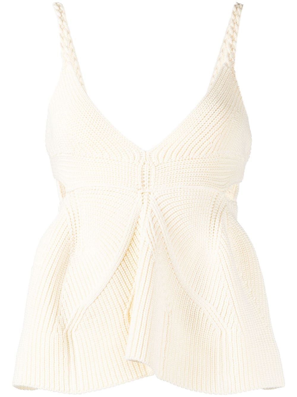sleeveless knitted top | Farfetch Global