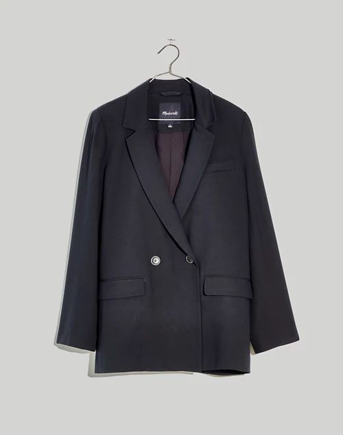 Drapeweave Caldwell Double-Breasted Blazer | Madewell