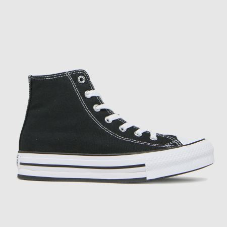Kids Girls Youth Black Converse All Star EVA Lift Hi Trainers | schuh | Schuh