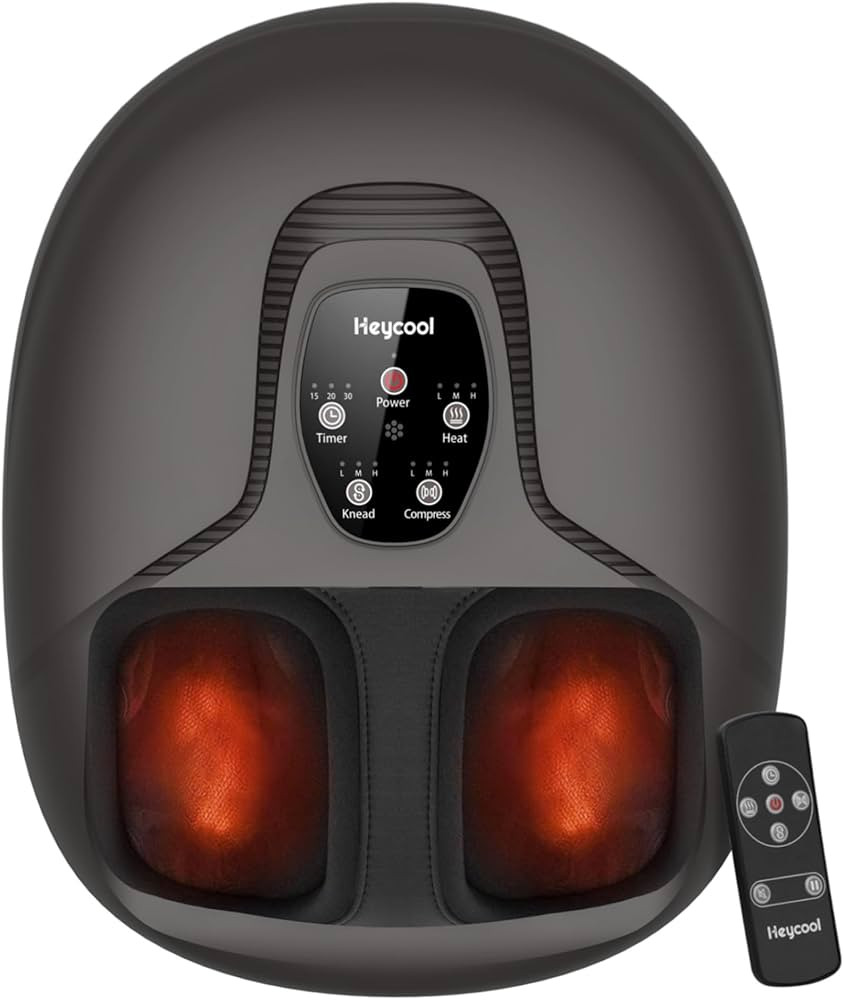 Heycool 2026 Upgrade FSA Eligible HSA Foot Massager, Shiatsu Foot Massager Machine with Heat and ... | Amazon (US)