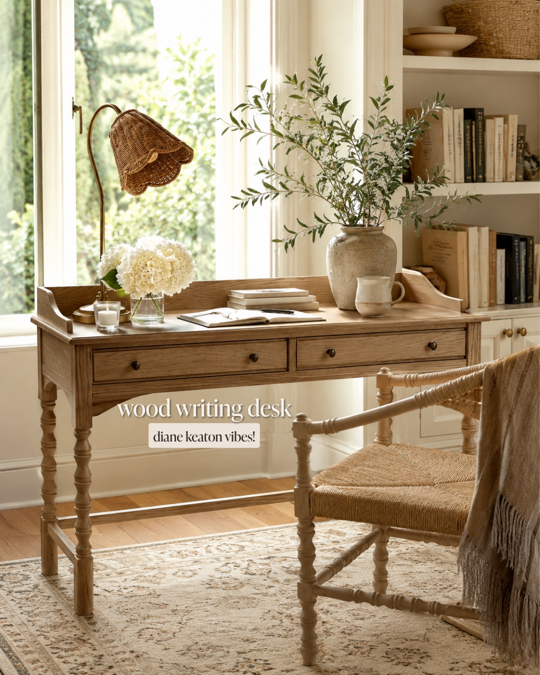 The Topia console from Ginny Macdonald x Lulu & Georgia has the most beautiful sculptural legs — it's the kind of piece that makes a room look like it was designed by someone with serious taste. 

Behind the sofa or in an entryway – or as a writing desk like in our Nancy Meyers design board, it earns its place every single time. 🤍 

 #LTKHome
