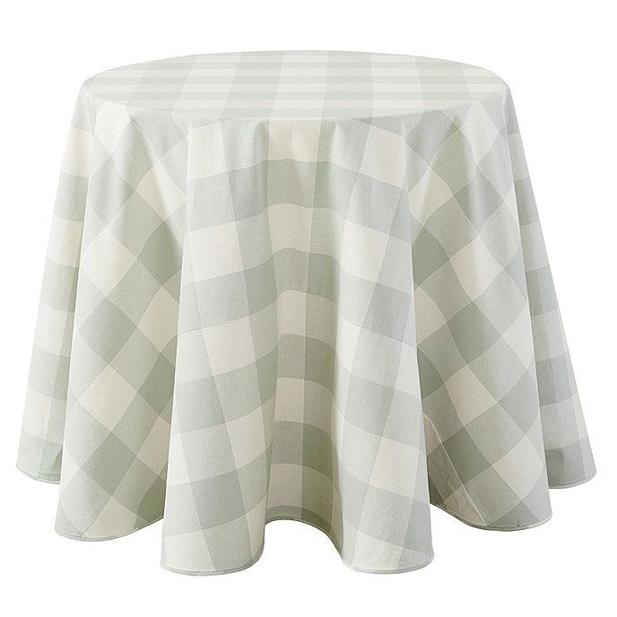 Buffalo Check 90" Round Tablecloth | Ballard Designs, Inc.