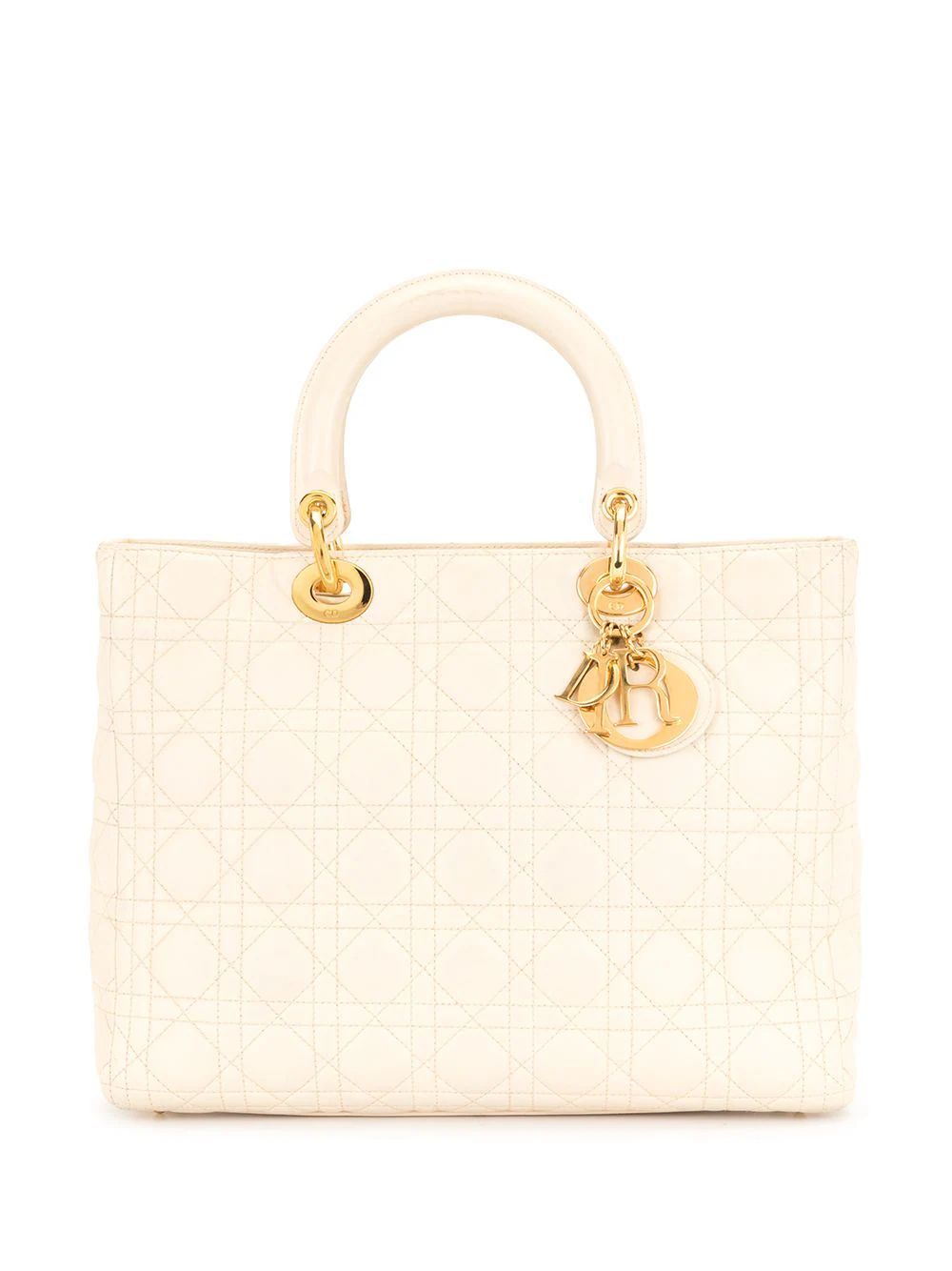 pre-owned large Lady Dior tote bag | Farfetch (US)