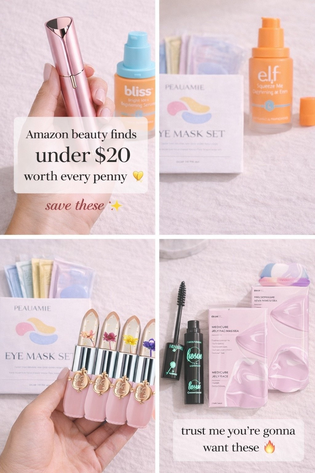 I’m sorry but these being under $20 feels illegal 😩

Amazon has been going OFF lately and these beauty finds are actually worth the hype 👏

Tell me I’m not the only one getting influenced daily 😂

Everything is linked in my LTK 🤍

#LTKselfcare #LTKSaleAlert #LTKBeauty