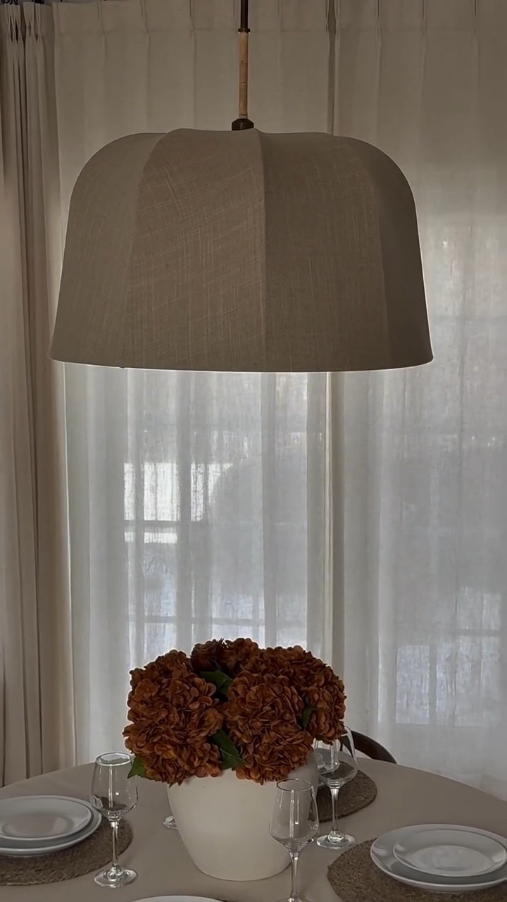 Updated our breakfast table with this soft linen chandelier that brought my vision to life. Lighting truly shifts the vibe. now it’s soft, neutral, airy, and the perfect start to the day 🤎

#homedecor #lighting #chandelier #kitcheninspo #breakfastnook

#LTKHome
