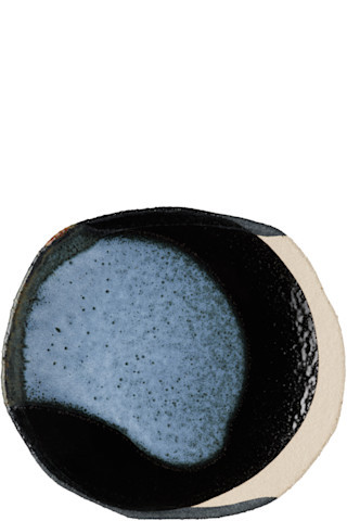 Blue & Black L Wabi Plate | SSENSE