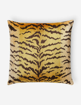 Tigre Pillow by Scalamandr�, Gold | Lulu and Georgia 