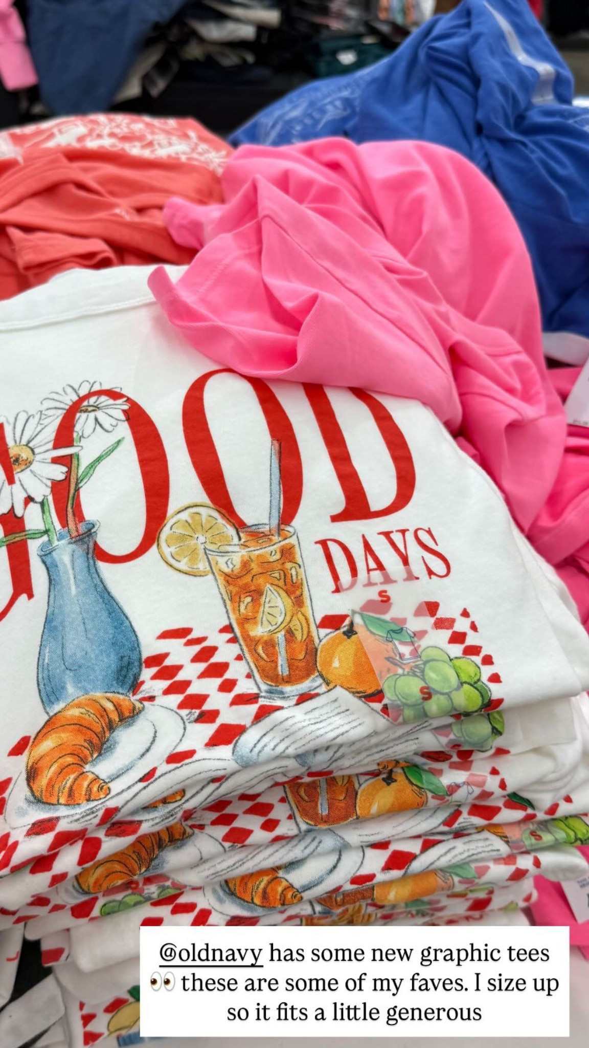 Old navy graphic tees are only $5 right now! I live in these tees during the summer, and I size 1 one size so it fits generously 

#LTKStyleTip #LTKPlusSize