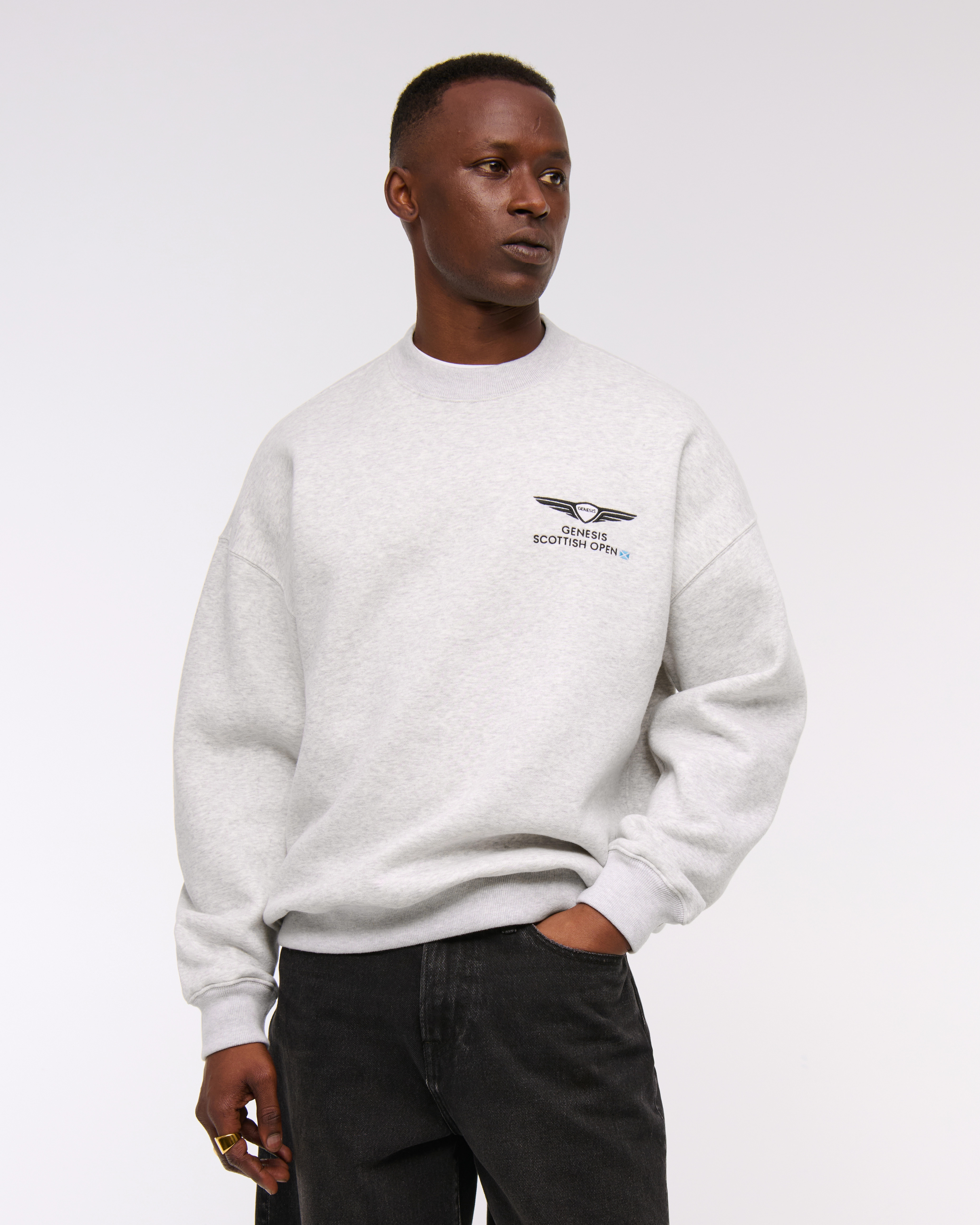 Scottish Open Graphic Crew Sweatshirt | Abercrombie & Fitch (US)