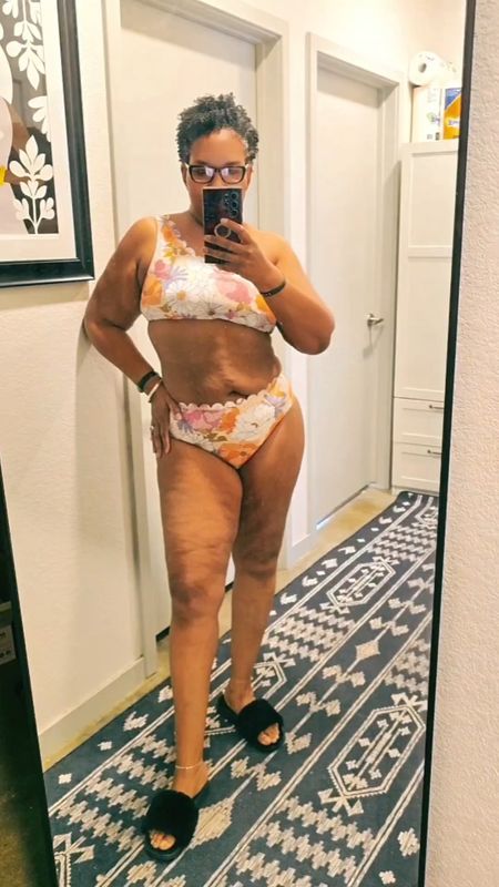 Got a new bikini for Spring and summer 2024!  The Cupshe Hazy Tenderness Flower One-Shoulder Top & Hipster Bikini Set in a Large.  #cupshe #swimsuitseason #tiktokshop #summer2024 #twopieceset

#LTKSeasonal #LTKover40 #LTKfindsunder50