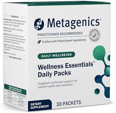Metagenics Wellness Essentials Daily Packs - Multivitamin & Omega-3 Packets with Vitamins A, C, D... | Amazon (US)