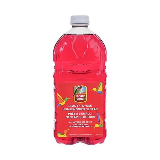 More Birds  Bird Health+ Ready-to-Use Hummingbird Nectar, 64 oz., Natural Red | Tractor Supply