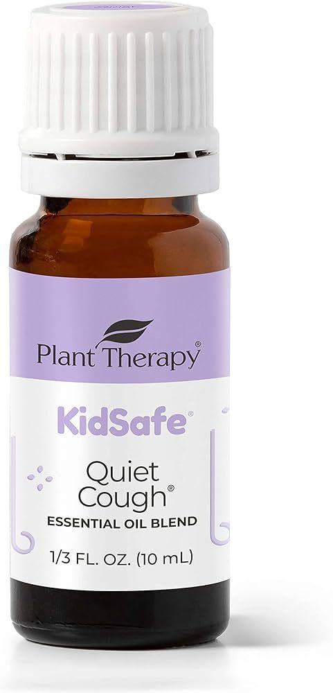 Plant Therapy Quiet Cough KidSafe Essential Oil Blend 10 mL (1/3 oz) 100% Pure, Undiluted, Therap... | Amazon (US)
