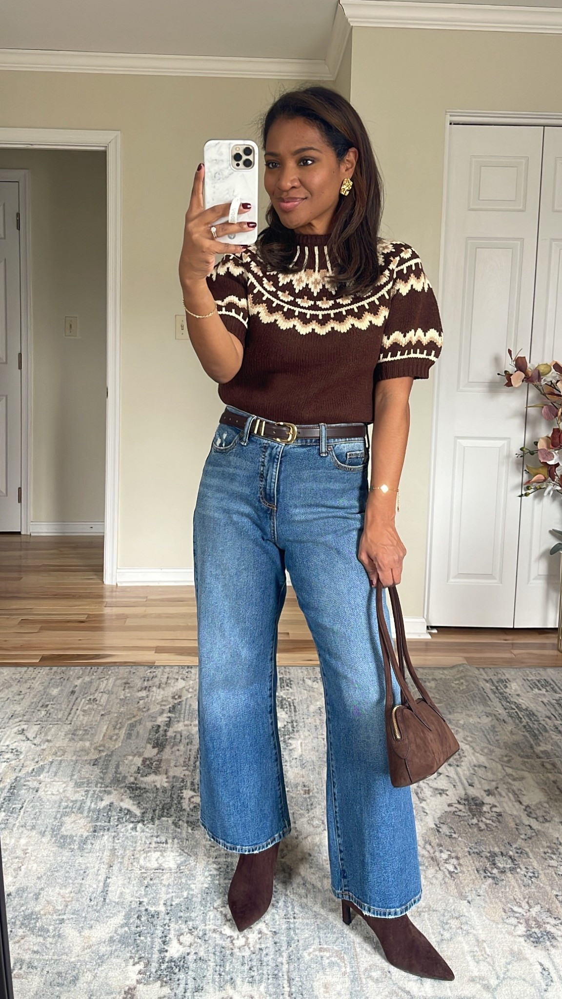 Wearing a small in this top and size 4 in the jeans Zara finds, #zara

#LTKFindsUnder100 #LTKFindsUnder50 #LTKSeasonal