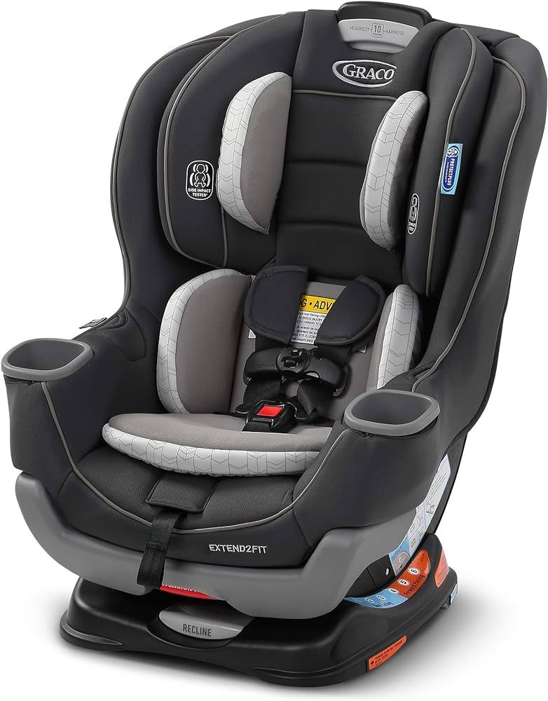 Graco Extend2Fit Convertible Car Seat, Rear Facing Car Seat and Forward Facing, Baby Car Seat Extends to Ride Rear Facing Longer, Redmond | Amazon (US)