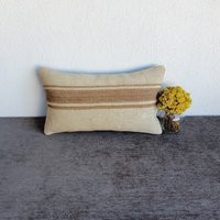 12x20 Kilim Pillow Cover , Beige, Brown Color Rectangle Lumbar Vintage Bohemian Decor | Etsy (CAD)