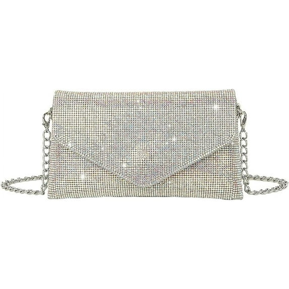 Kukuzhu Rhinestone Clutch Purses for Women Sparkly Evening Handbags Envelope Purses for Prom Cock... | Walmart (US)