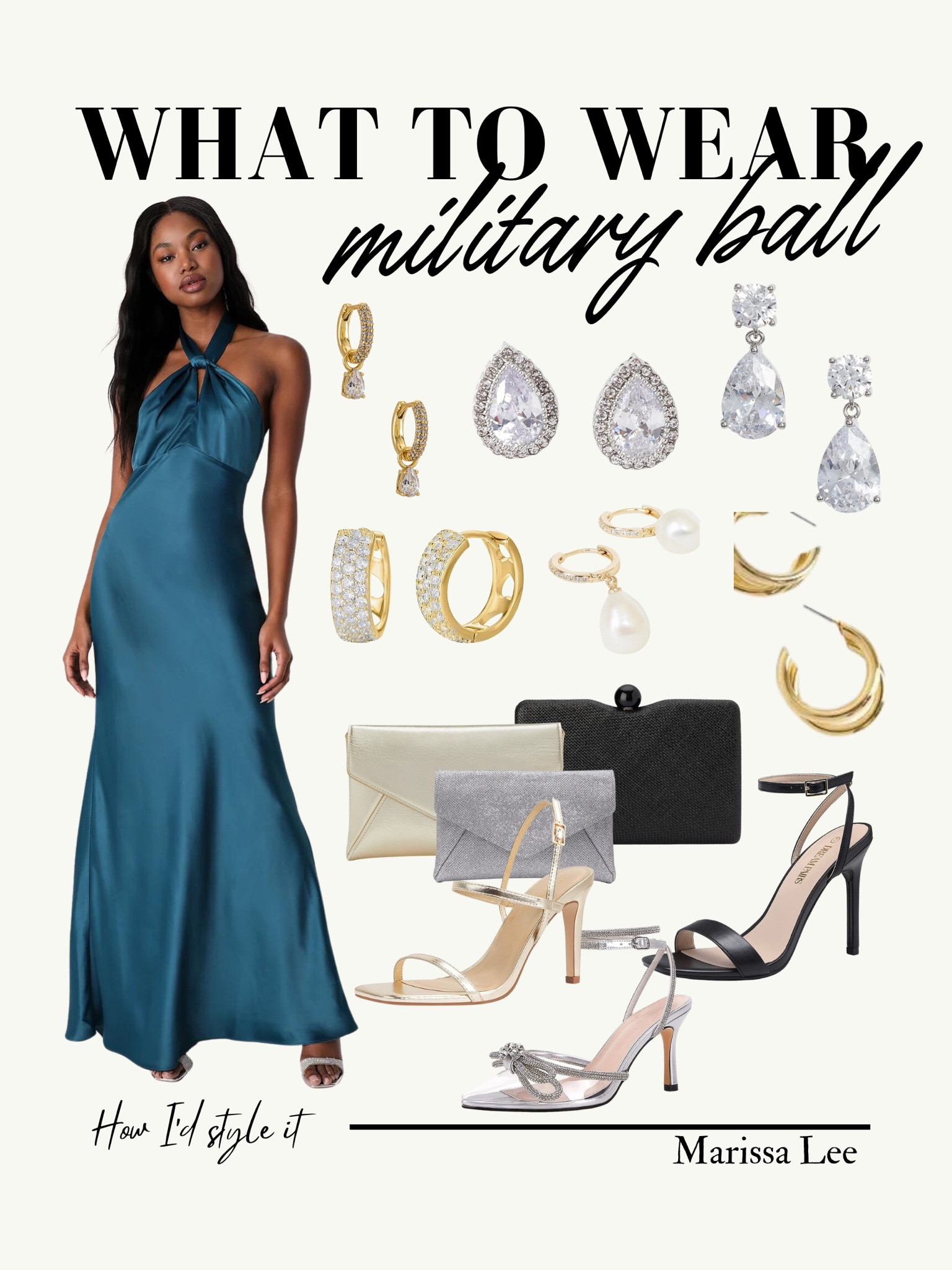 Need an outfit for the military ball? The military ball dress search can feel intimidating. Here’s a stunning, formal gown to wear to the military ball and how I’d style it! This look is perfect for the upcoming Marine Corps ball, prom, wedding, or any formal black tie event! Formal dress, shoes, and jewelry for your next military ball or gala! 

#LTKFind #LTKstyletip #LTKwedding