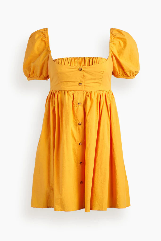 Diana Dress in Tangerine | Hampden Clothing