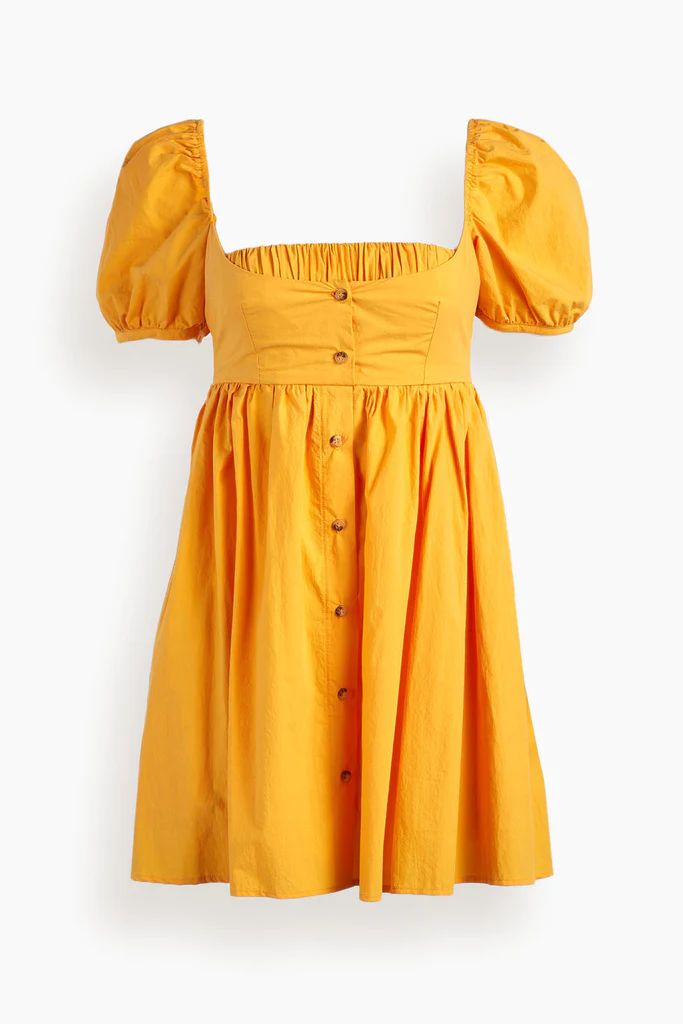 Diana Dress in Tangerine | Hampden Clothing