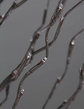 Lightshare Set of 3 Star Light Trees, Including 3 feet, 5 feet, and 6 feet, Warm White, Brown Bra... | Amazon (US)