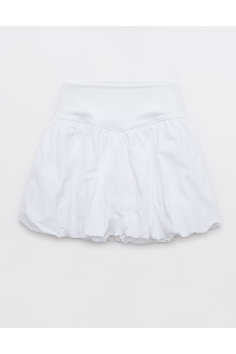 OFFLINE By Aerie Real Me Bubble Skort Women's White L | American Eagle Outfitters (US & CA)