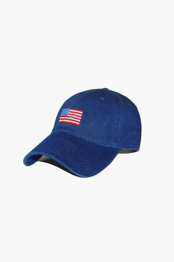 Navy American Flag Needlepoint Hat | Tuckernuck (US)